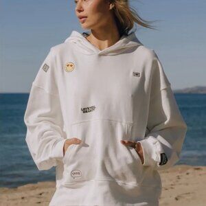 Daily Drills Valentines Embroidered Hoodie XS/S NWT